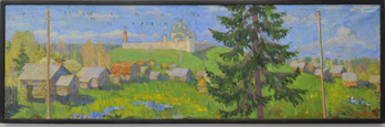 <p>Лауреат<br />
С.Г.Ремизова <br />
"Переславль-Залесский. Весна"<br />
х/м<br />
50х165<br />
ГБУДО г.Москвы"Первая московская школа искусств им Л.Н.Оборина"<br />
 </p>
