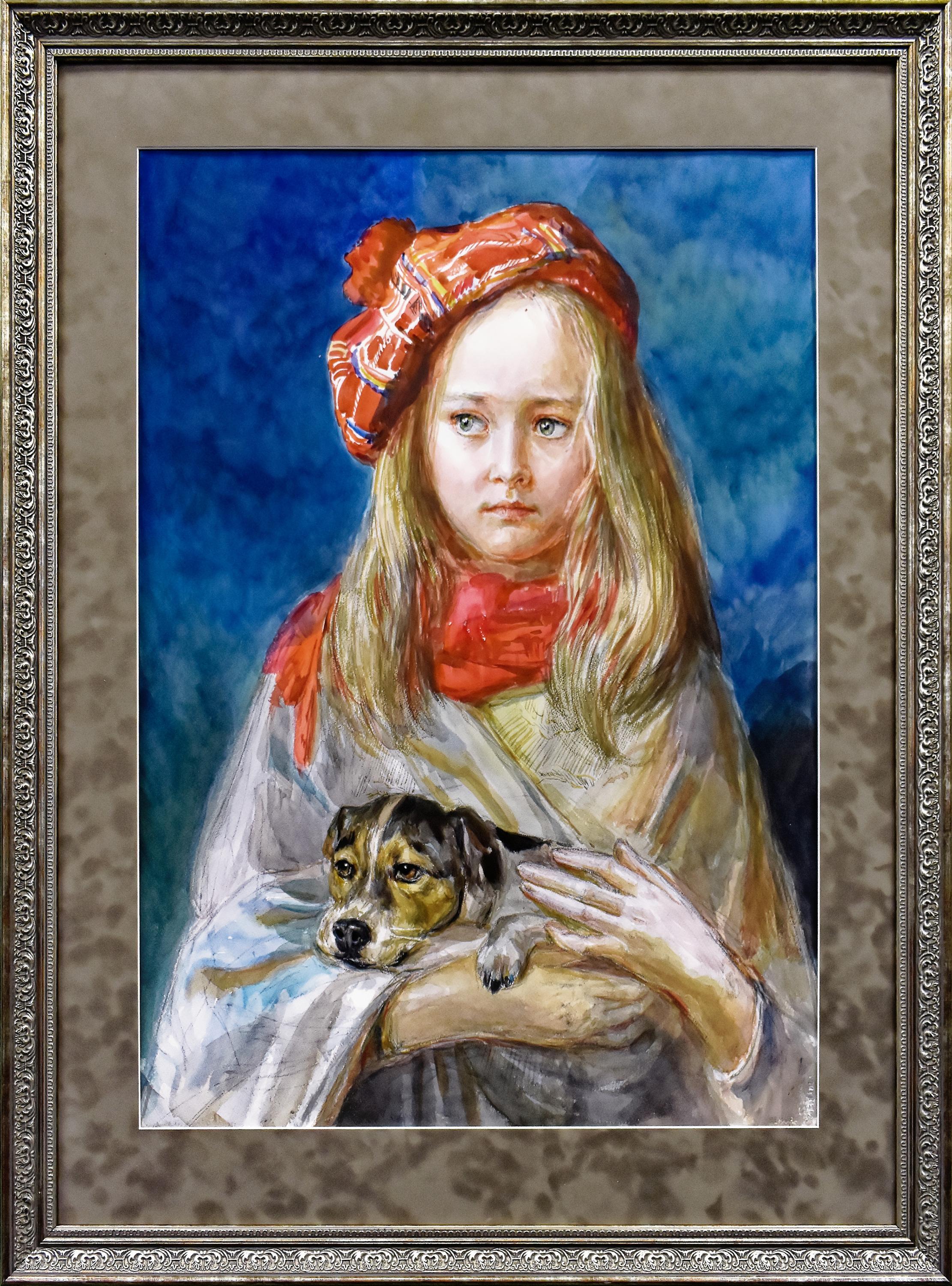 <p> Дипломант<br />
Покачалова Р.Е.<br />
ФГБОУ ВО  Академия акварели и изящных искусств Сергея Андрияки  <br />
«Друг»<br />
бумага, акварель<br />
73х54</p>