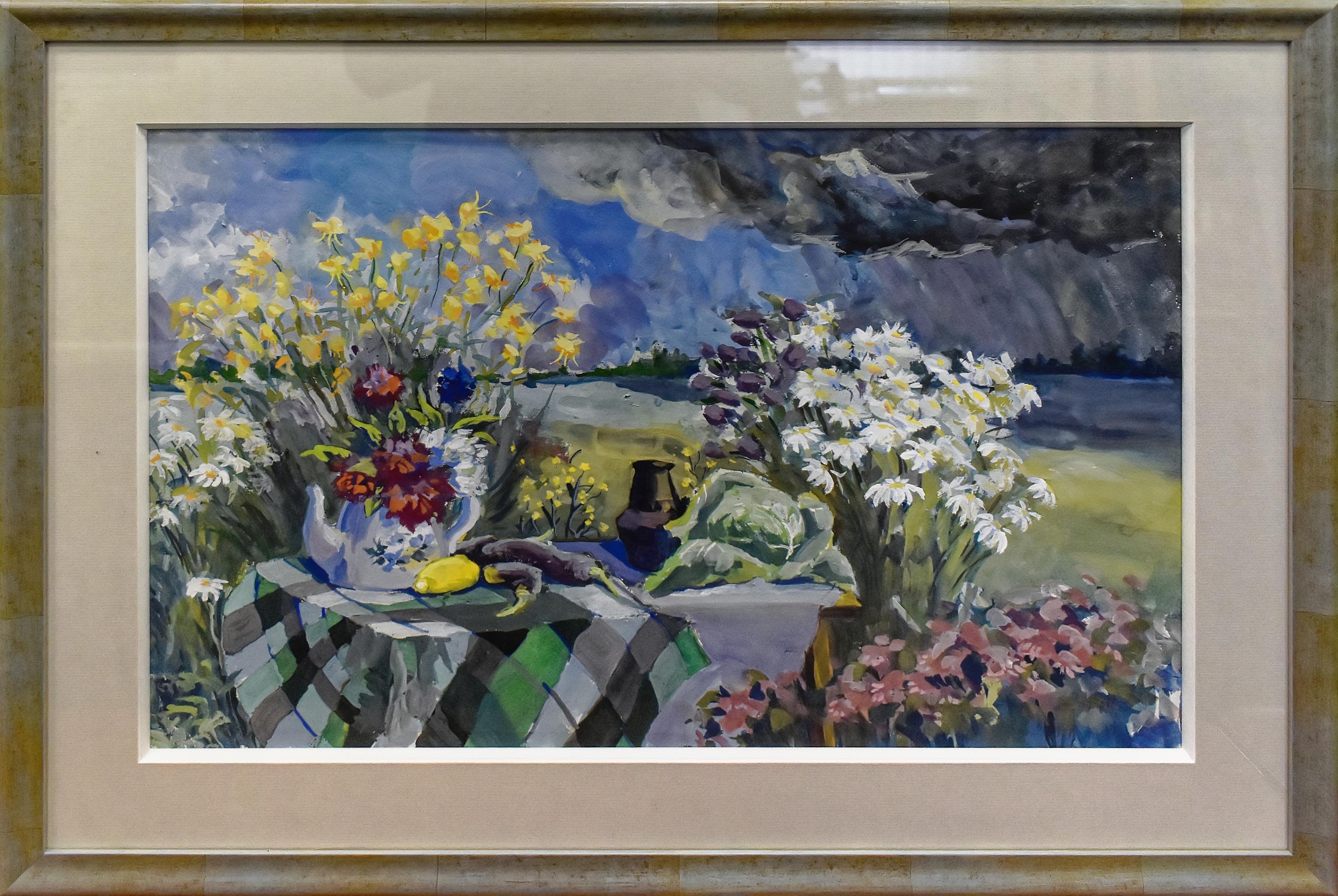 <p> Участник <br />
Кирилина М.К.<br />
ГБУДО г.Москвы»Детская школа искусств «Центр»<br />
«Перед грозой»<br />
гуашь<br />
40х60</p>