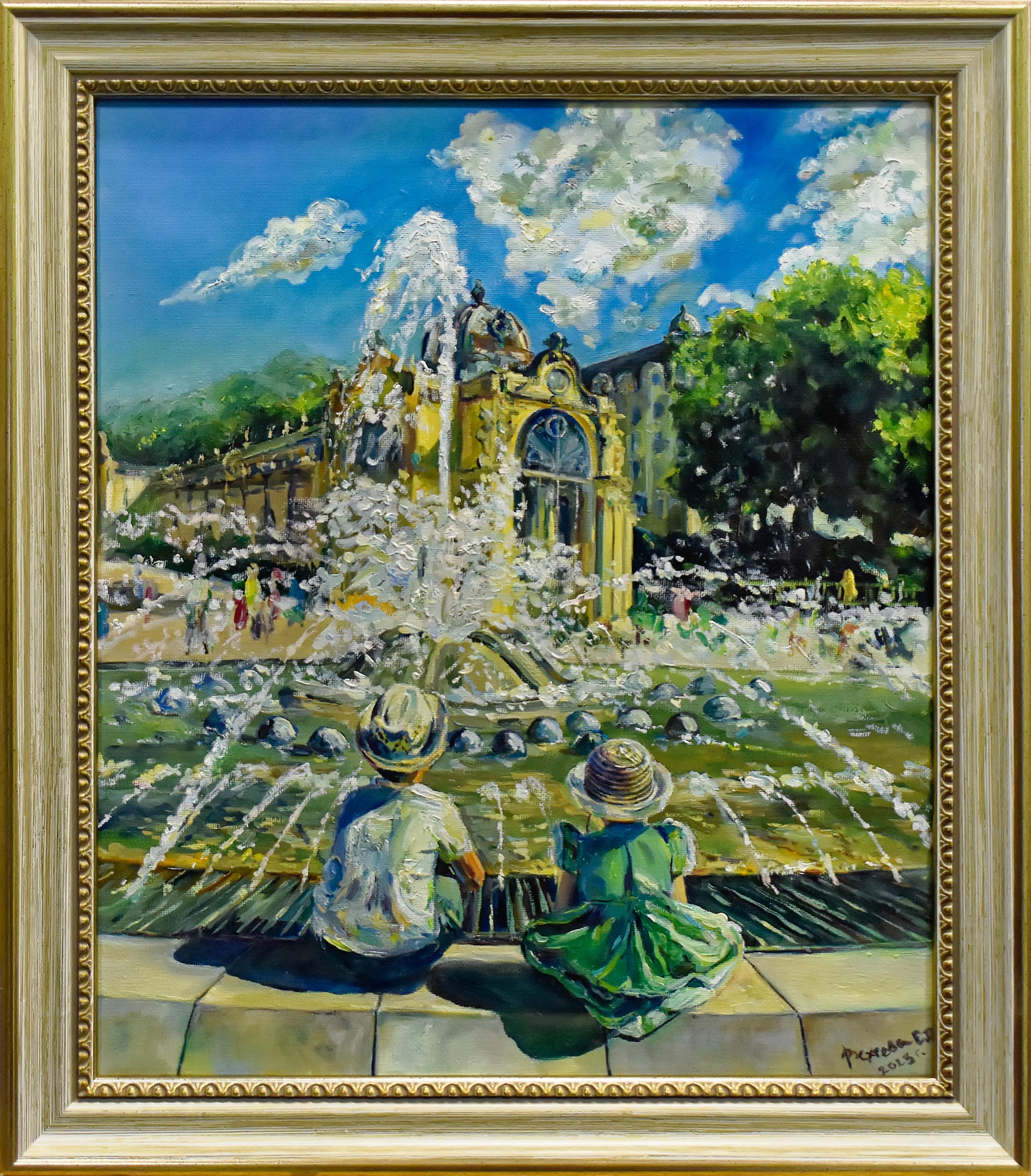 <p> Дипломант<br />
Вехтева Е.Д.<br />
ГБУДО г.Москвы «Детская школа искусств имени Ю.С.Саульского»<br />
«Фонтан в Чехии. Марианские-Лазне источники»<br />
х/м<br />
40х35</p>