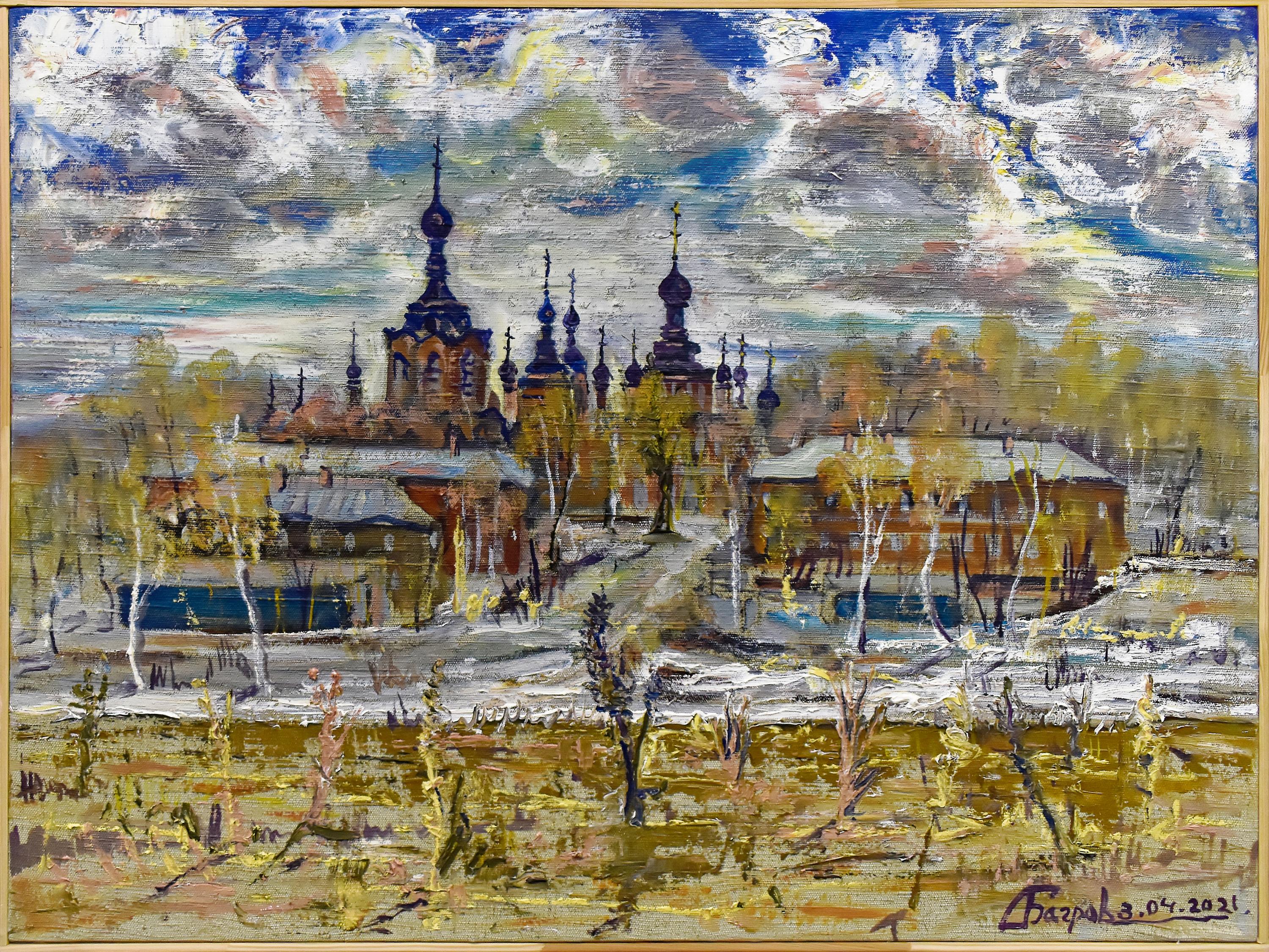 <p> Участник<br />
Багров С.В.<br />
МАУ ДО «Детская школа искусств им А.В.Корнеева» г.Москва г..Щербинка <br />
«Оттепель. Шамордино»<br />
х/ м<br />
60х80</p>