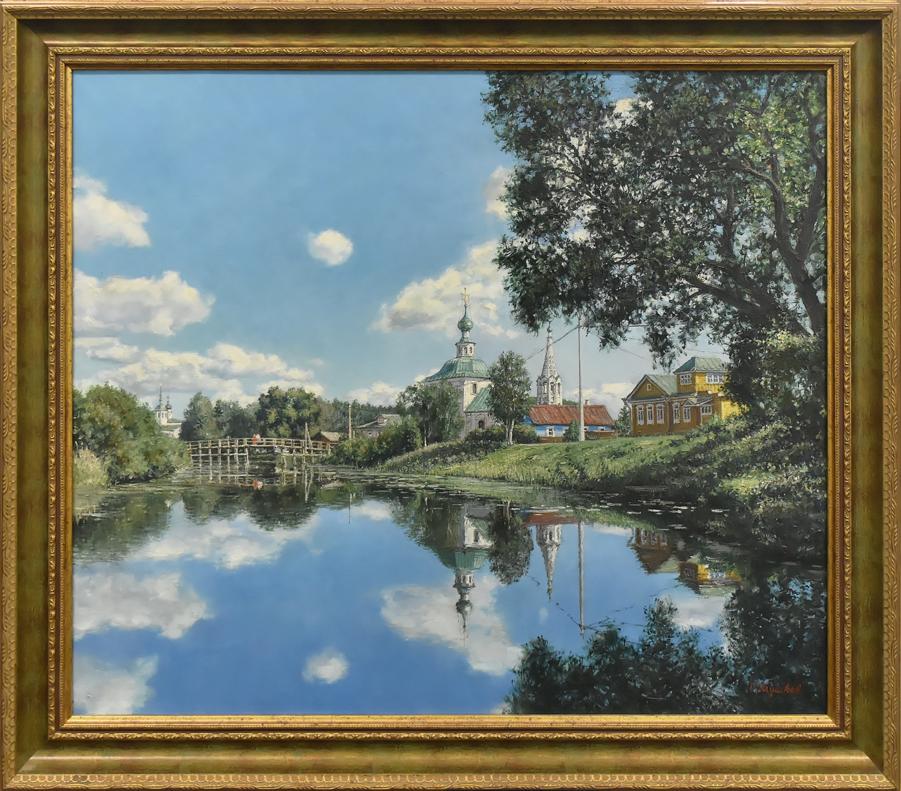 <p> Лауреат<br />
Глушков С.Г.<br />
ГБУДО г.Москвы "Детская школа искусств имени А.А.Алябьева"<br />
"Суздаль. Речка пришла"<br />
х/м<br />
45х45</p>